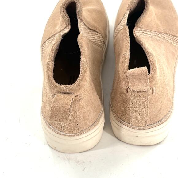 Toms Bryce Ankle Boots 7.5 Booties Suede Tan Coastal Boho Comfort - Picture 4 of 7